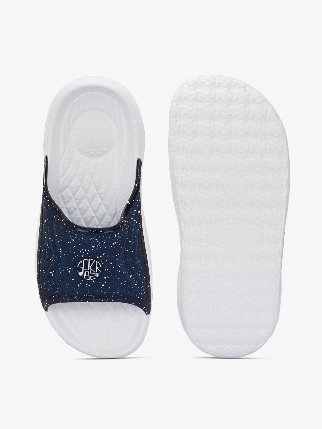 White soft slippers for men